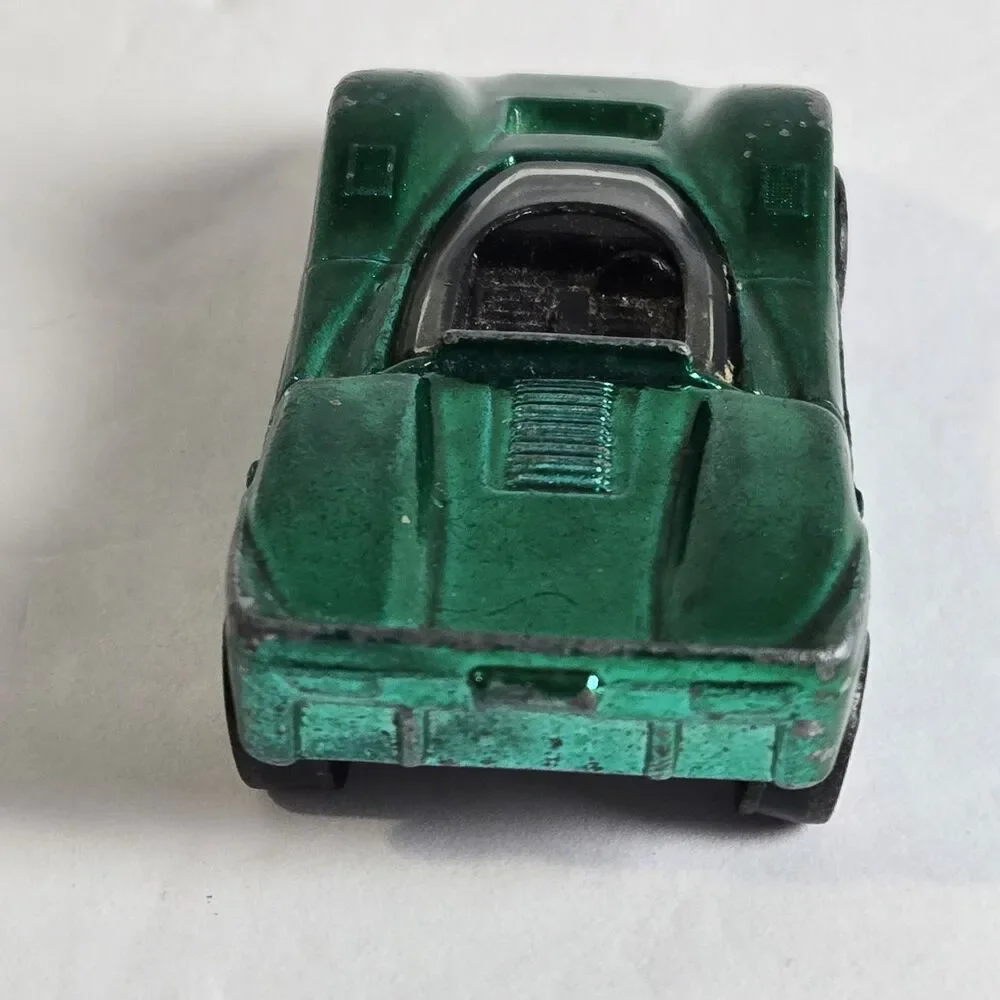 Vintage Hot Wheels Redline 1969 McLaren M6A Spectraflame Green USA Mattel